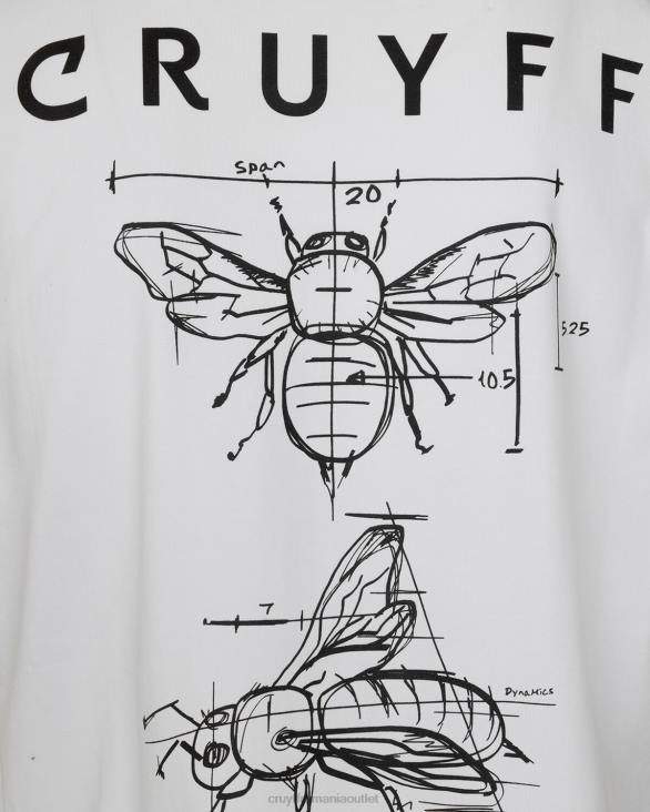 ro Cruyff tricou pachet city alb ZBZ0675 bărbați tricou