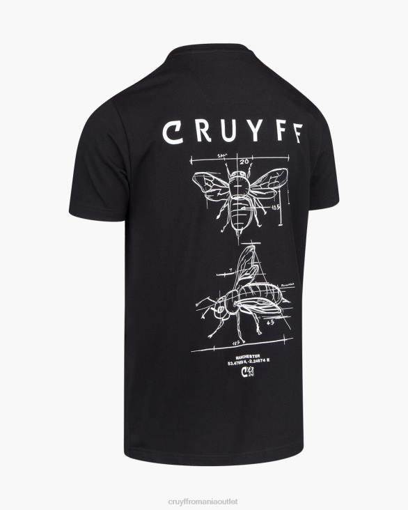 ro Cruyff tricou pachet city negru ZBZ0676 bărbați tricou