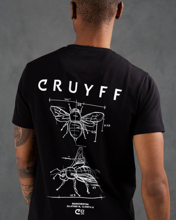 ro Cruyff tricou pachet city negru ZBZ0676 bărbați tricou