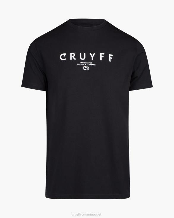 ro Cruyff tricou pachet city negru ZBZ0676 bărbați tricou
