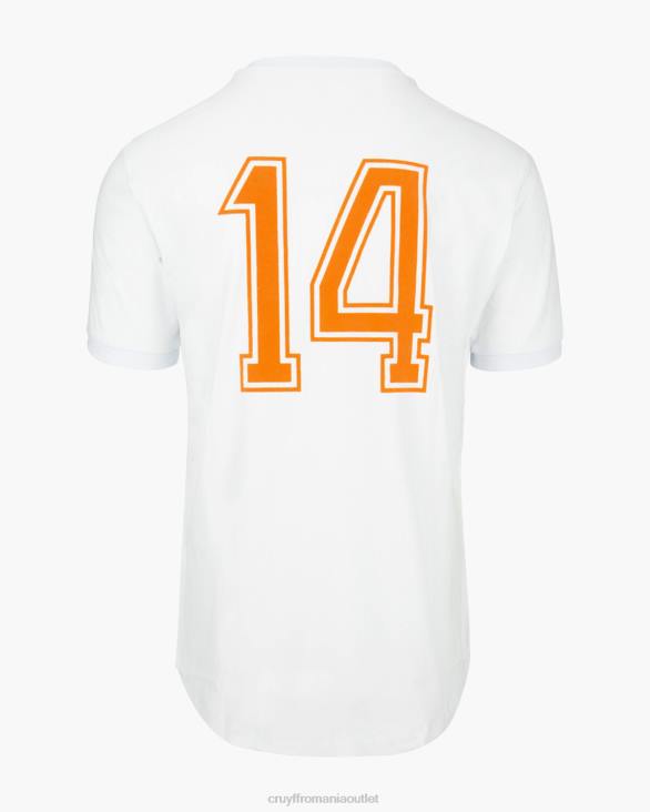 ro Cruyff tricou pentru Cupa Mondială alb ZBZ0788 bărbați tricou