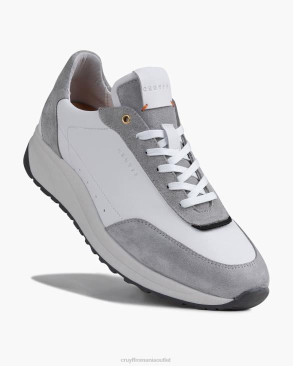 ro Cruyff duminica casual alb/gri ZBZ0905 bărbați adidași