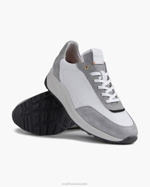 ro Cruyff duminica casual alb/gri ZBZ0905 bărbați adidași