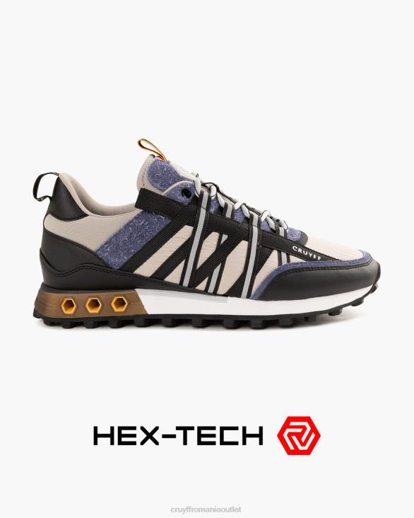 ro Cruyff fearia hex-tech gri/albastru ZBZ0270 bărbați adidași