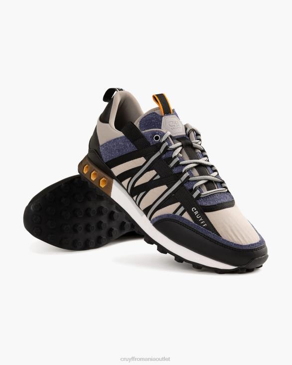 ro Cruyff fearia hex-tech gri/albastru ZBZ0270 bărbați adidași