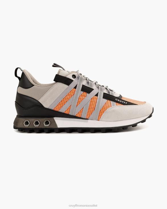 ro Cruyff fearia hex-tech gri/portocaliu ZBZ0209 bărbați adidași