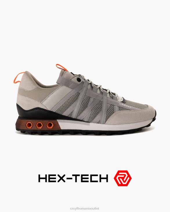 ro Cruyff fearia hex-tech gri/portocaliu ZBZ0214 bărbați adidași