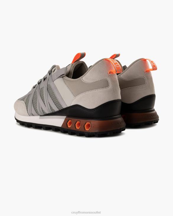ro Cruyff fearia hex-tech gri/portocaliu ZBZ0214 bărbați adidași