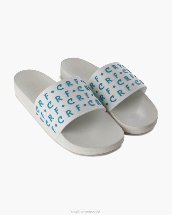 ro Cruyff crf slide alb/albastru ZBZ0244 bărbați diapozitive