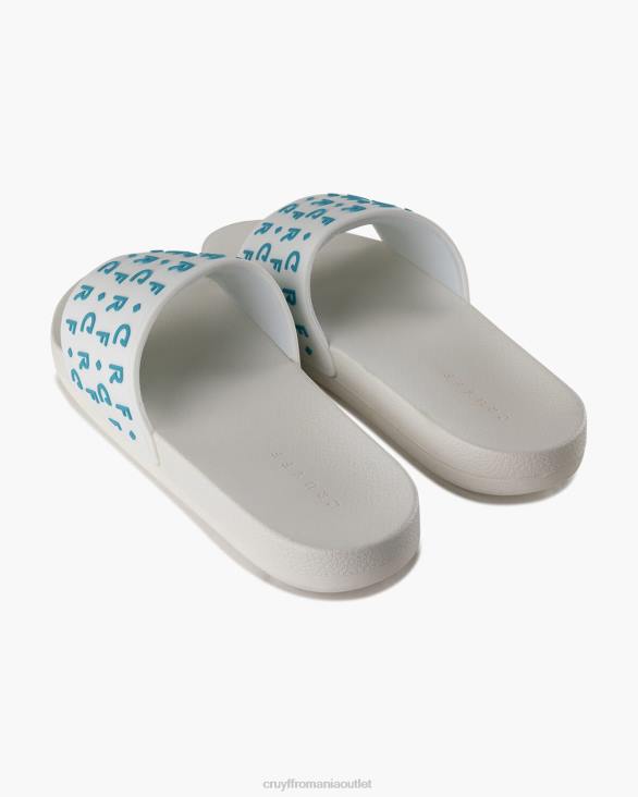 ro Cruyff crf slide alb/albastru ZBZ0244 bărbați diapozitive