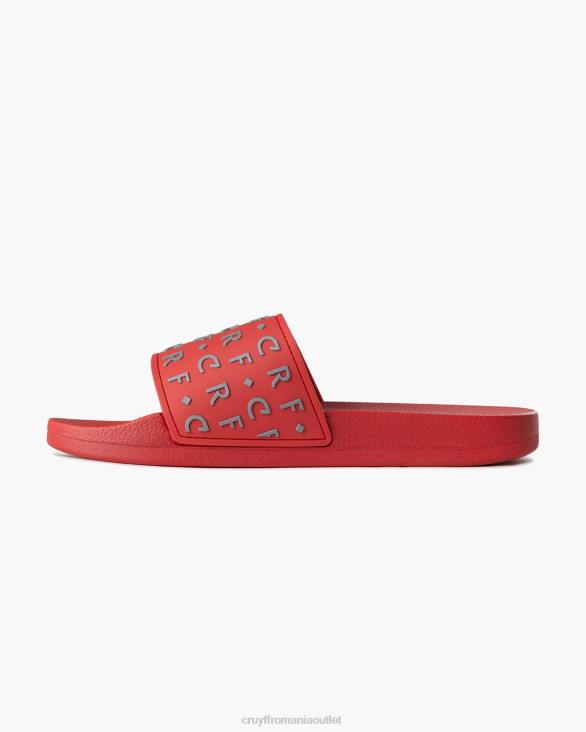 ro Cruyff crf slide roșu ZBZ0245 bărbați diapozitive