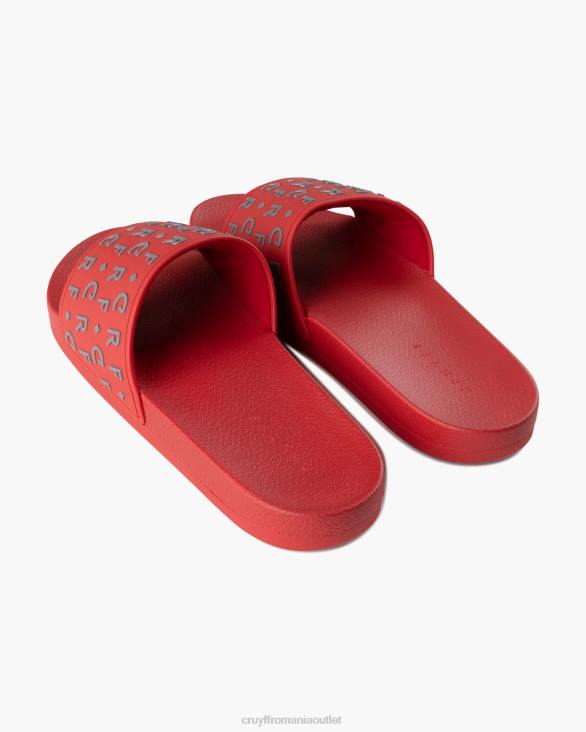 ro Cruyff crf slide roșu ZBZ0245 bărbați diapozitive