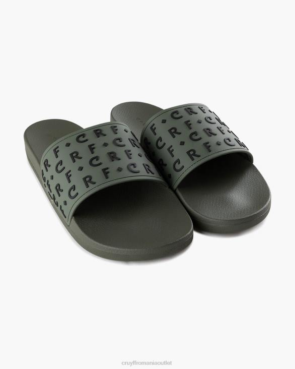ro Cruyff crf slide verde inchis ZBZ0246 bărbați diapozitive