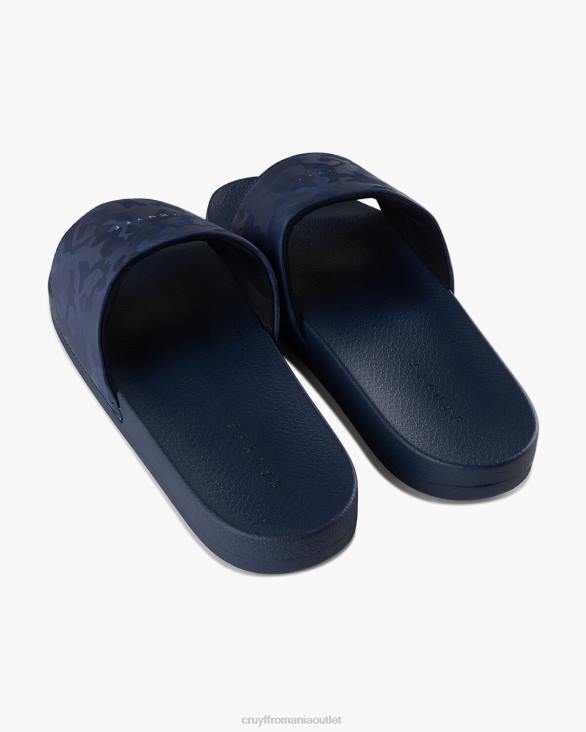 ro Cruyff tobogan camuflaj marina ZBZ0138 bărbați diapozitive