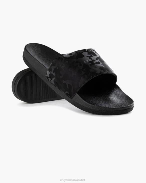 ro Cruyff tobogan camuflaj negru ZBZ0136 bărbați diapozitive