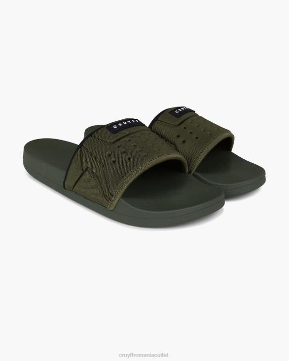 ro Cruyff tobogan de scuba verde/negru ZBZ0714 bărbați diapozitive