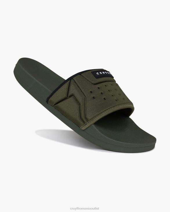 ro Cruyff tobogan de scuba verde/negru ZBZ0714 bărbați diapozitive