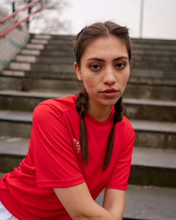 ro Cruyff cămașă de antrenament roșu ZBZ01009 femei cămaşă