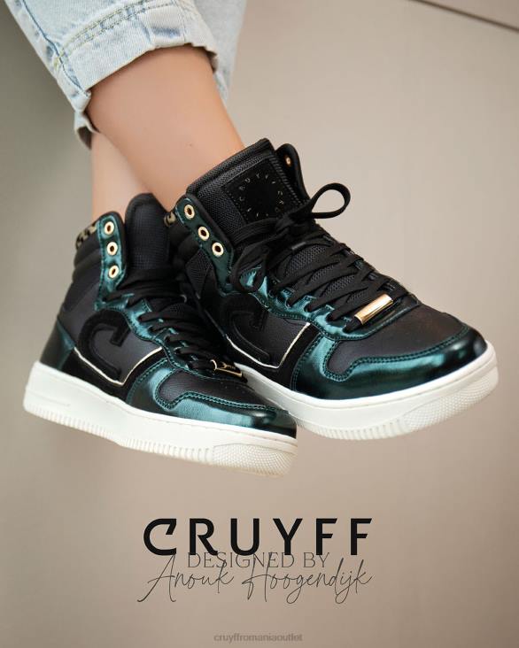ro Cruyff campo high lux verde/negru ZBZ01023 femei adidași