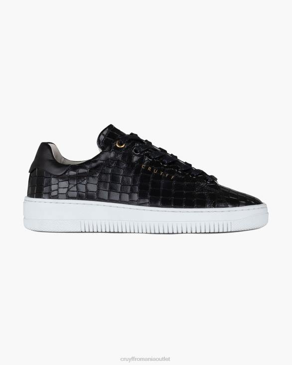 ro Cruyff joan piele croco negru ZBZ01059 femei adidași