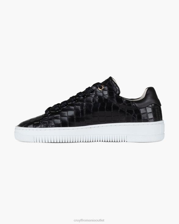 ro Cruyff joan piele croco negru ZBZ01059 femei adidași