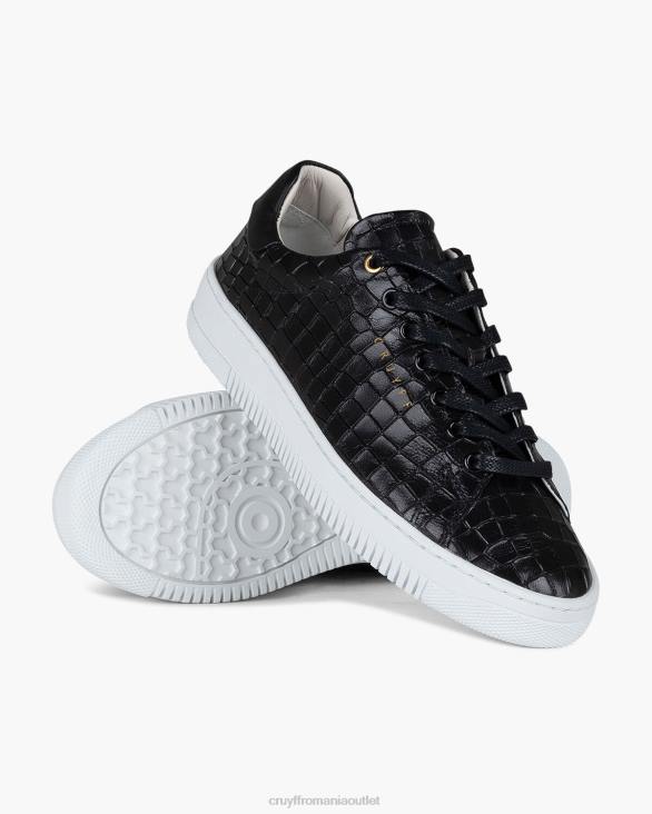 ro Cruyff joan piele croco negru ZBZ01059 femei adidași