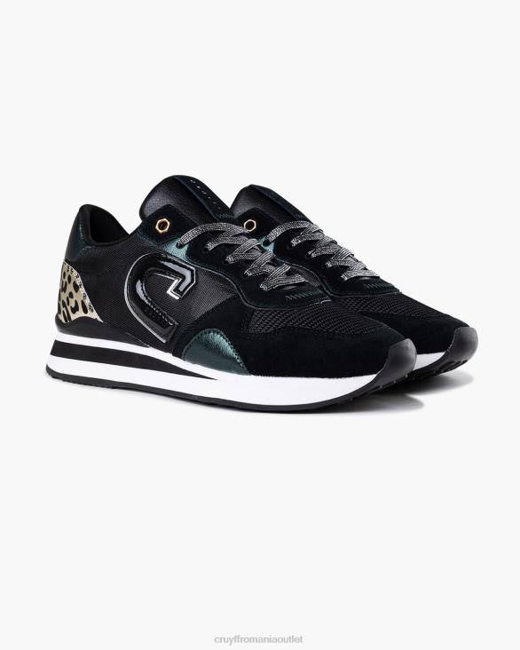 ro Cruyff parkrunner lux negru/verde ZBZ01001 femei adidași