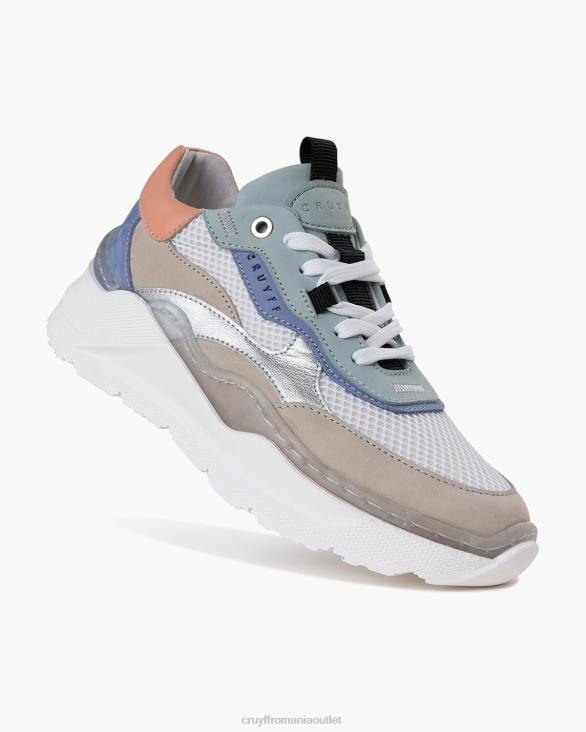 ro Cruyff roana bold alb/argintiu ZBZ01053 femei adidași