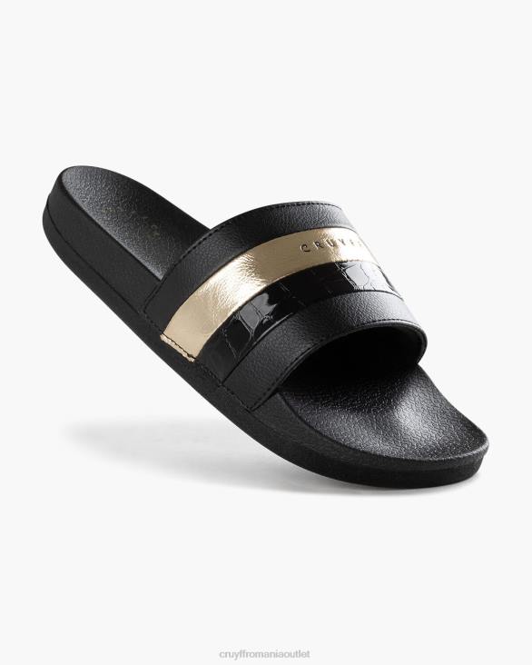 ro Cruyff aqua copa bcn negru/auriu ZBZ0947 femei diapozitive