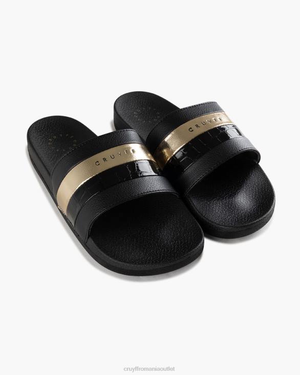 ro Cruyff aqua copa bcn negru/auriu ZBZ0947 femei diapozitive