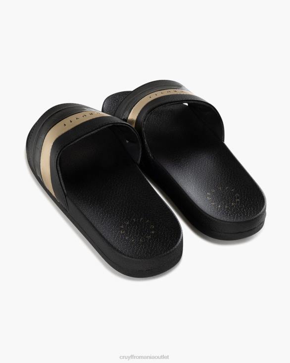 ro Cruyff aqua copa bcn negru/auriu ZBZ0947 femei diapozitive