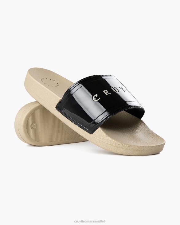 ro Cruyff aqua copa plaja negru/auriu ZBZ0978 femei diapozitive