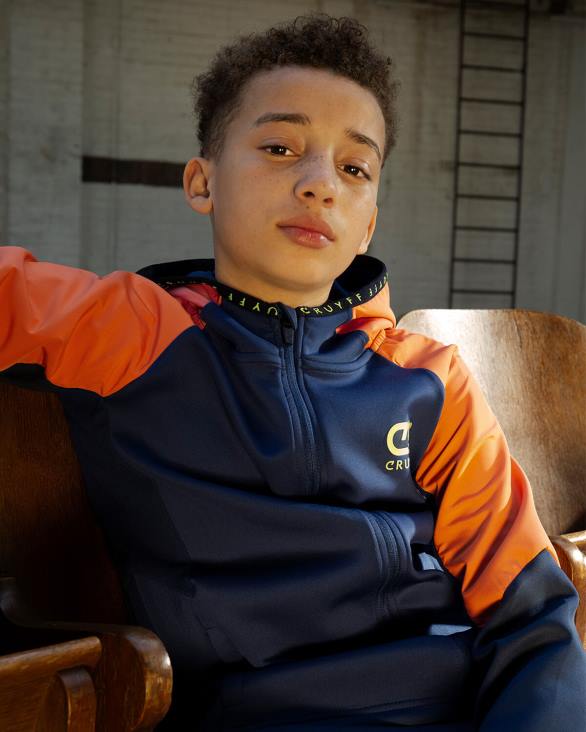 ro Cruyff costum de arătare bleumarin/portocaliu ZBZ01187 Junior costume