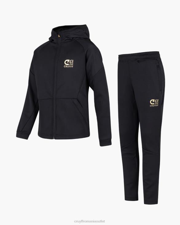 ro Cruyff costum de arătare negru/auriu ZBZ01219 Junior costume
