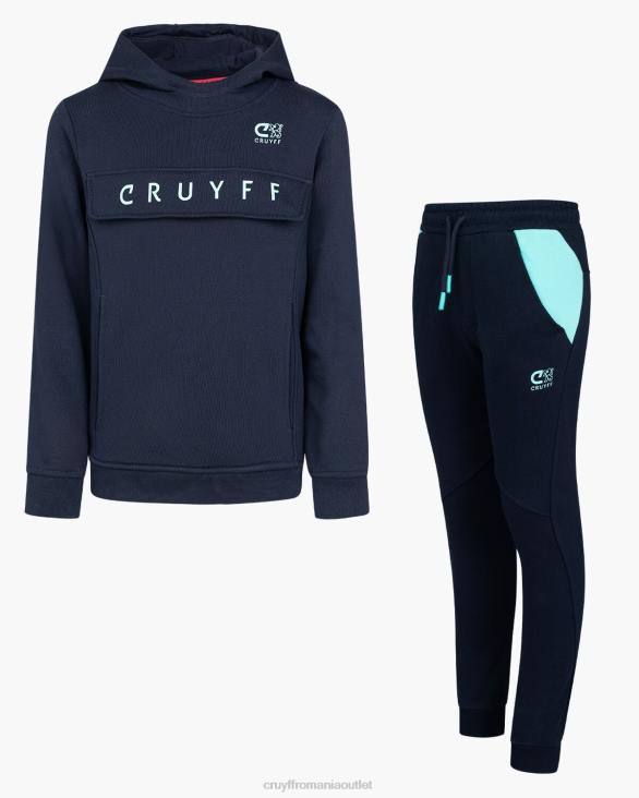 ro Cruyff costum de ranga bleumarin/cocotoo ZBZ01149 Junior costume