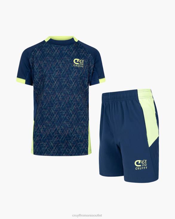 ro Cruyff costum de sprint bleumarin/galben ZBZ01194 Junior costume