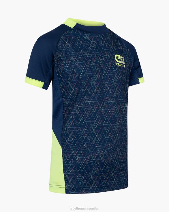 ro Cruyff costum de sprint bleumarin/galben ZBZ01194 Junior costume
