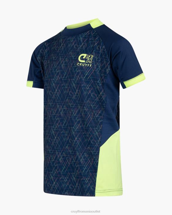 ro Cruyff costum de sprint bleumarin/galben ZBZ01194 Junior costume
