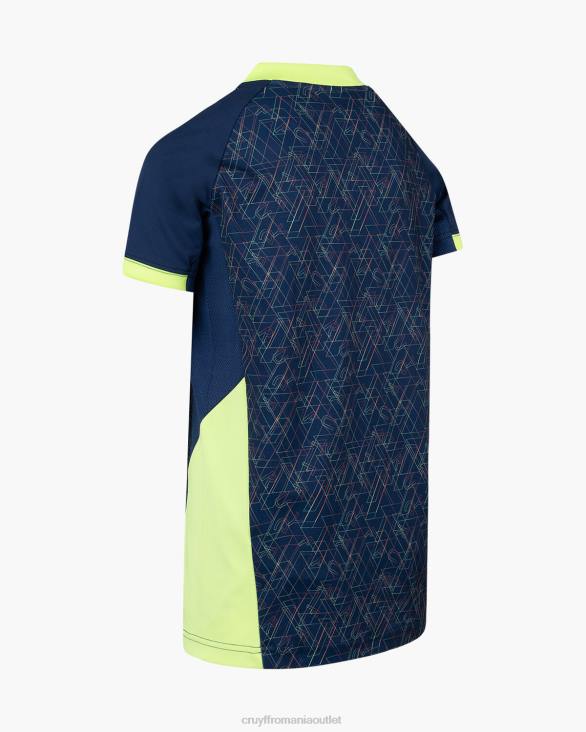 ro Cruyff costum de sprint bleumarin/galben ZBZ01194 Junior costume