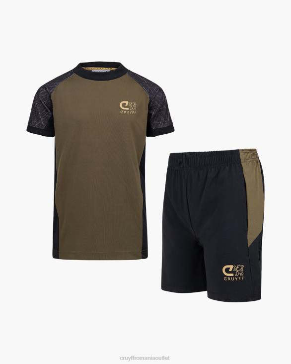 ro Cruyff costum de sprint verde/negru ZBZ01193 Junior costume