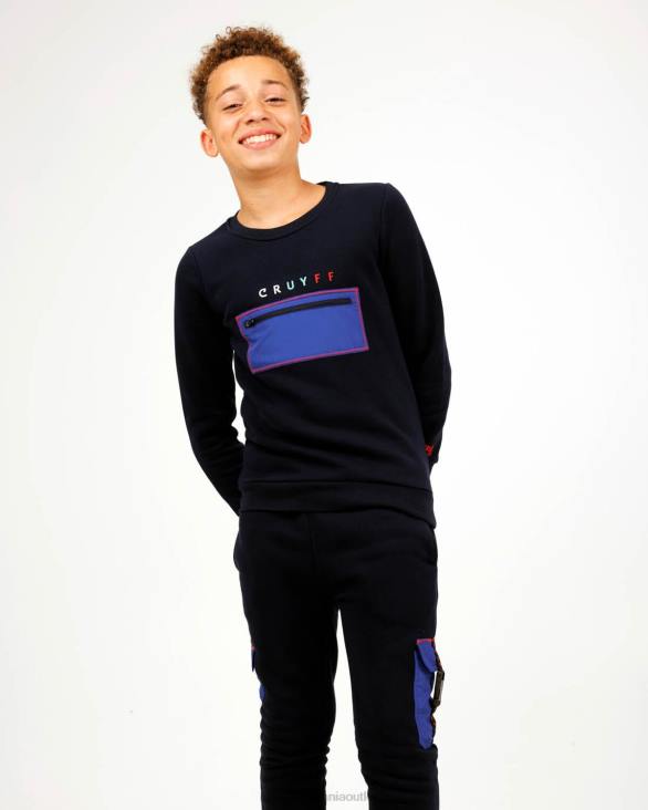 ro Cruyff costum de tuns cu decolteu albastru marin ZBZ01157 Junior costume