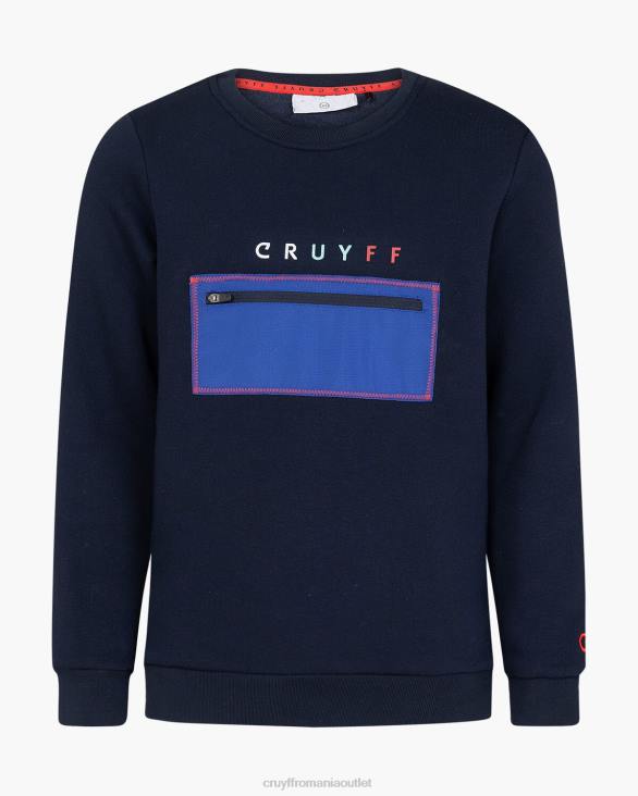 ro Cruyff costum de tuns cu decolteu albastru marin ZBZ01157 Junior costume