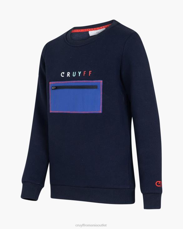 ro Cruyff costum de tuns cu decolteu albastru marin ZBZ01157 Junior costume