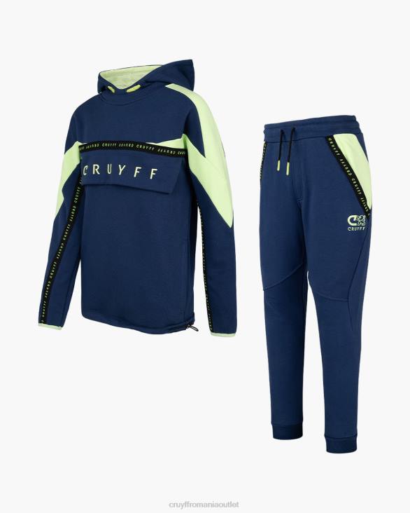ro Cruyff costum despicat bleumarin/galben ZBZ01197 Junior costume