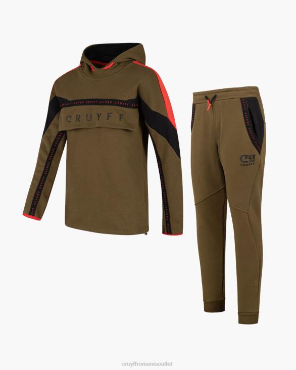 ro Cruyff costum despicat verde/rosu ZBZ01196 Junior costume