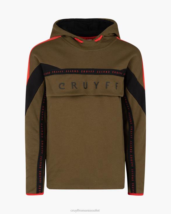 ro Cruyff costum despicat verde/rosu ZBZ01196 Junior costume