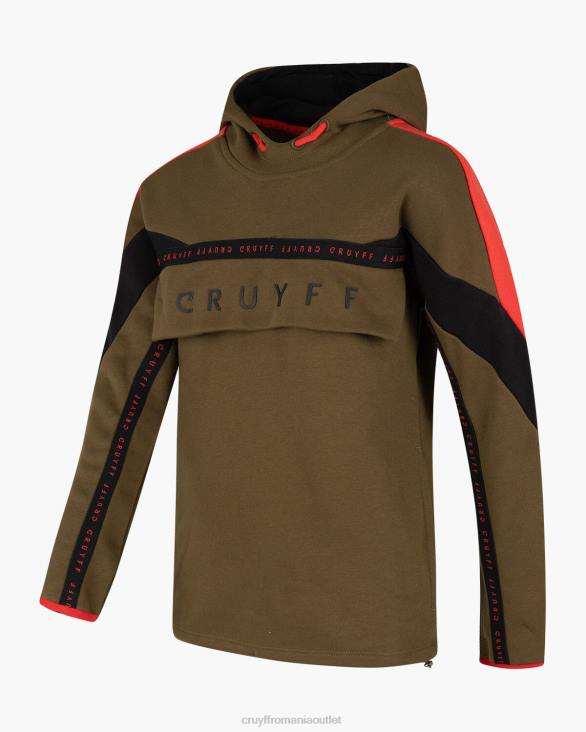 ro Cruyff costum despicat verde/rosu ZBZ01196 Junior costume