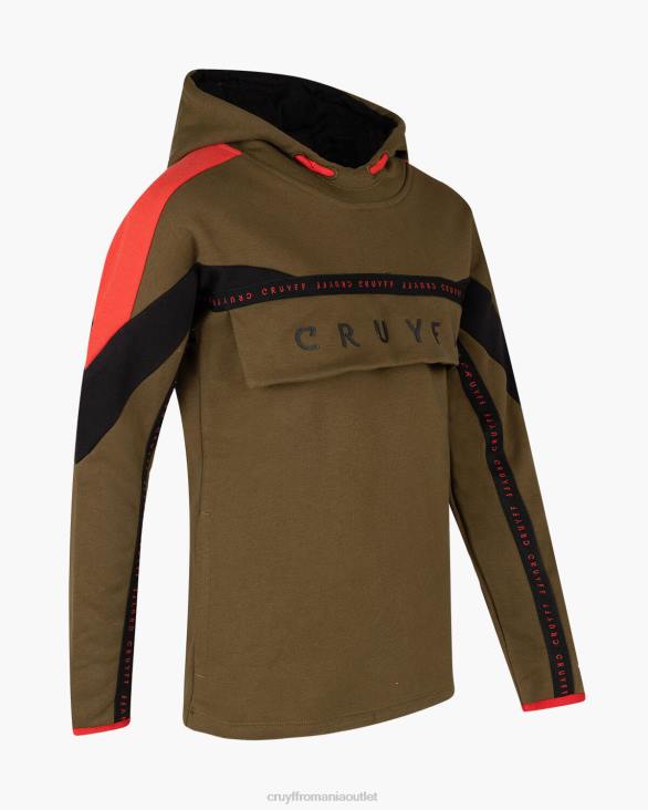 ro Cruyff costum despicat verde/rosu ZBZ01196 Junior costume