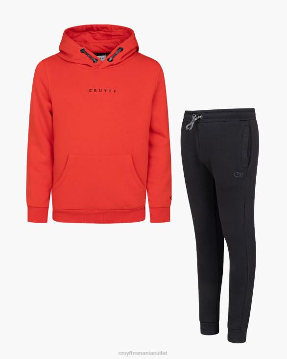 ro Cruyff costum joaquim roșu/negru ZBZ01179 Junior costume