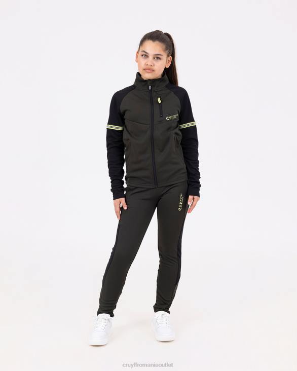 ro Cruyff costum mic verde armată ZBZ01093 Junior costume